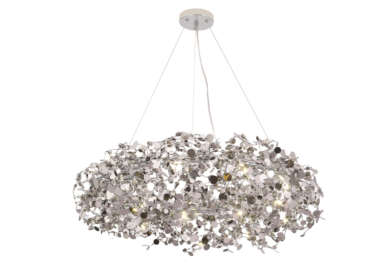 Подвесная люстра Crystal Lux GARDEN SP9 D800 CHROME