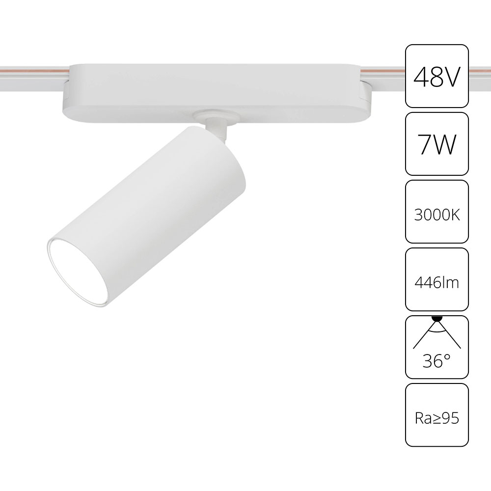 Трековый магнитный светильник Arte Lamp Rapid A1156PL-1WH