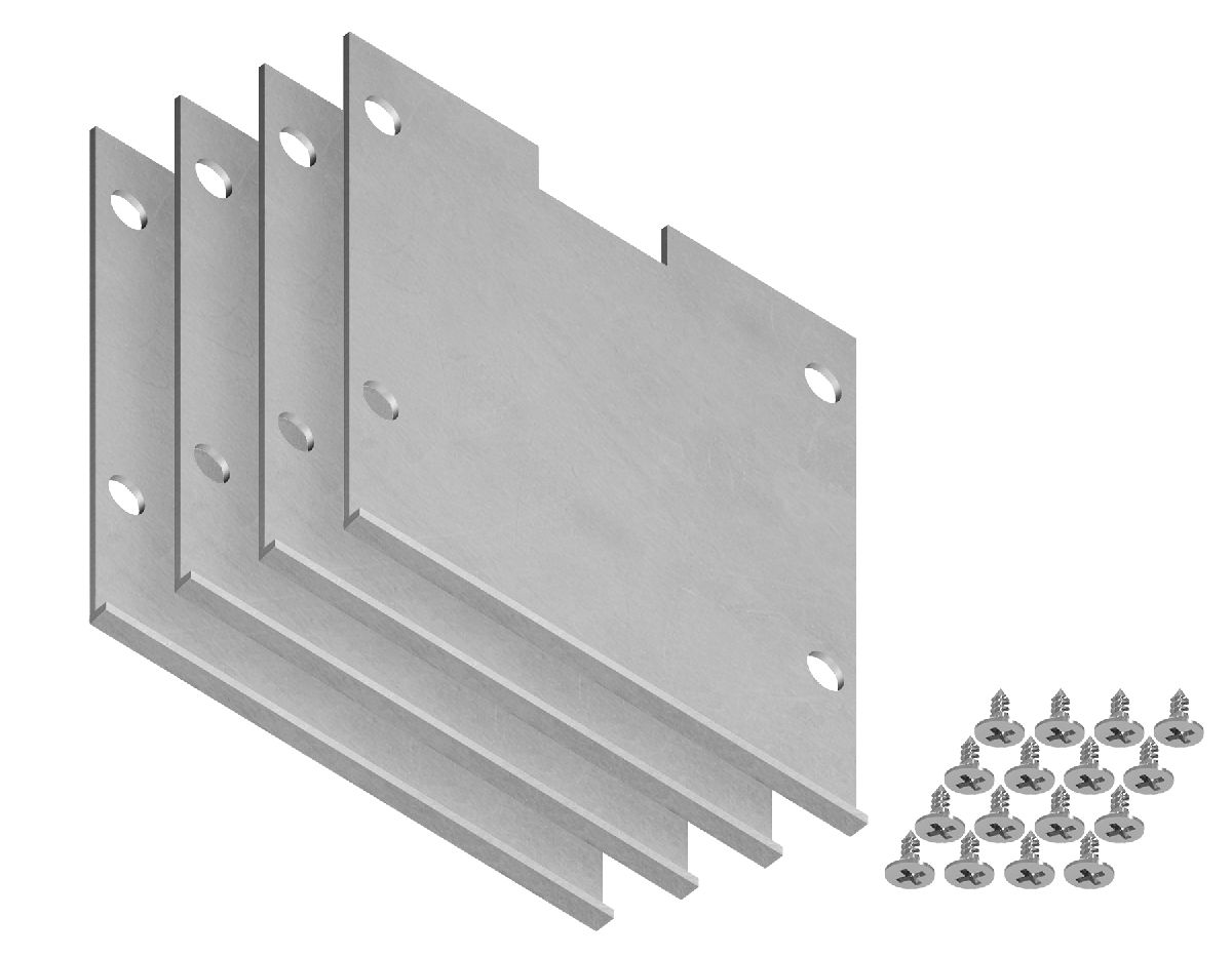 Заглушка (4 шт.) Ambrella Light Alum Profile GP8550