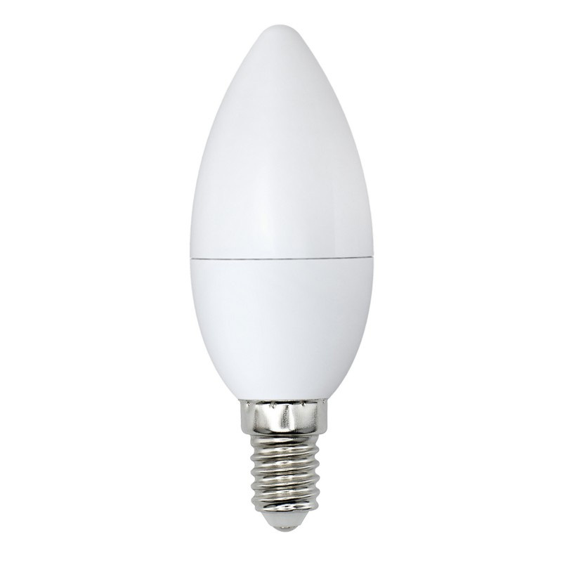 Лампа светодиодная (UL-00003803) Volpe E14 9W 4000K матовая LED-C37-9W/NW/E14/FR/NR