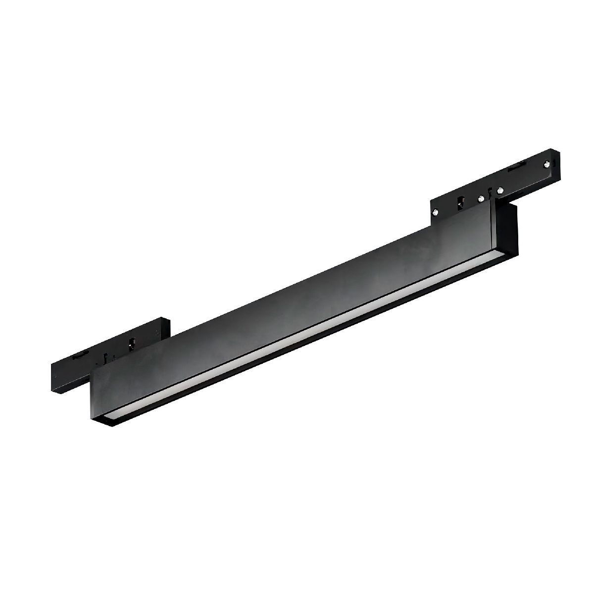 Трековый магнитный светильник Arlight MAG-MICROCOSM-FLAT-L300-8W Warm3000 (BK, 100 deg, 24V) 043271