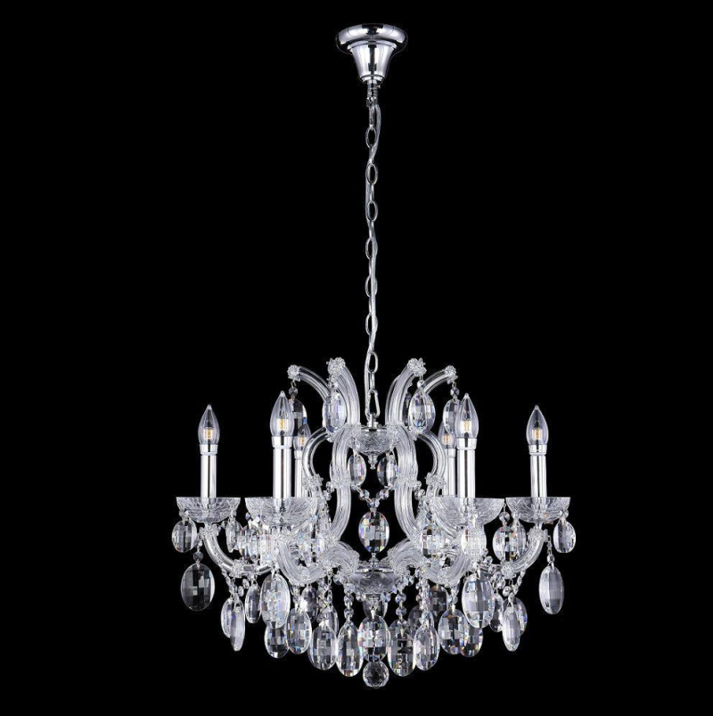 Подвесная люстра Crystal Lux Hollywood SP6 Chrome