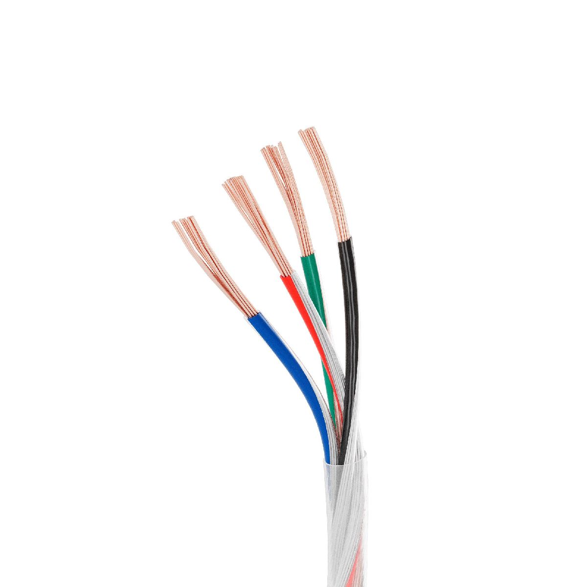 Провод питания Arlight ARL-20AWG-CLEAR-4Wire-CU-Double (4x0.75mm) 040594