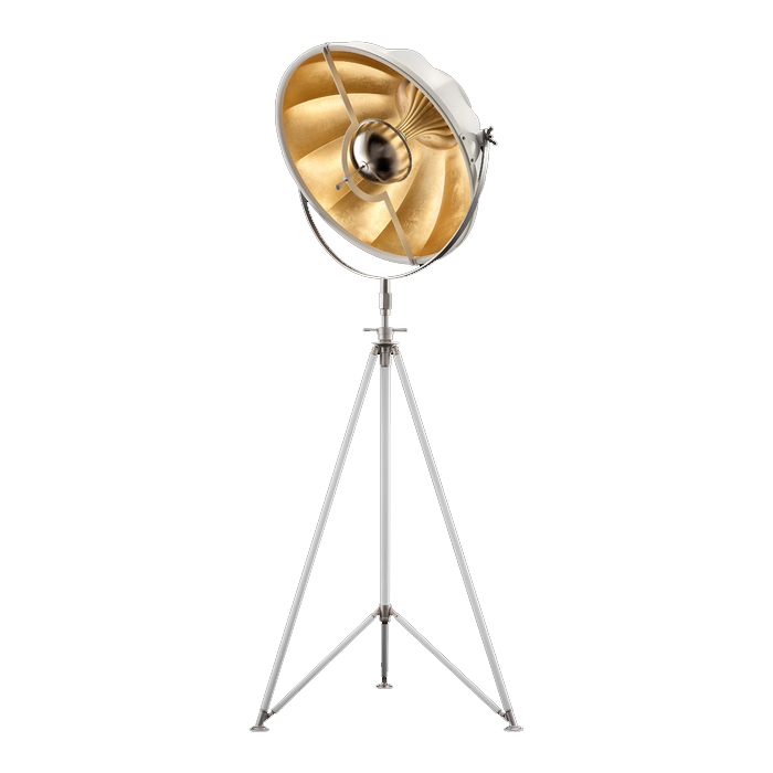 Торшер Delight Collection Studio 7095F white/gold