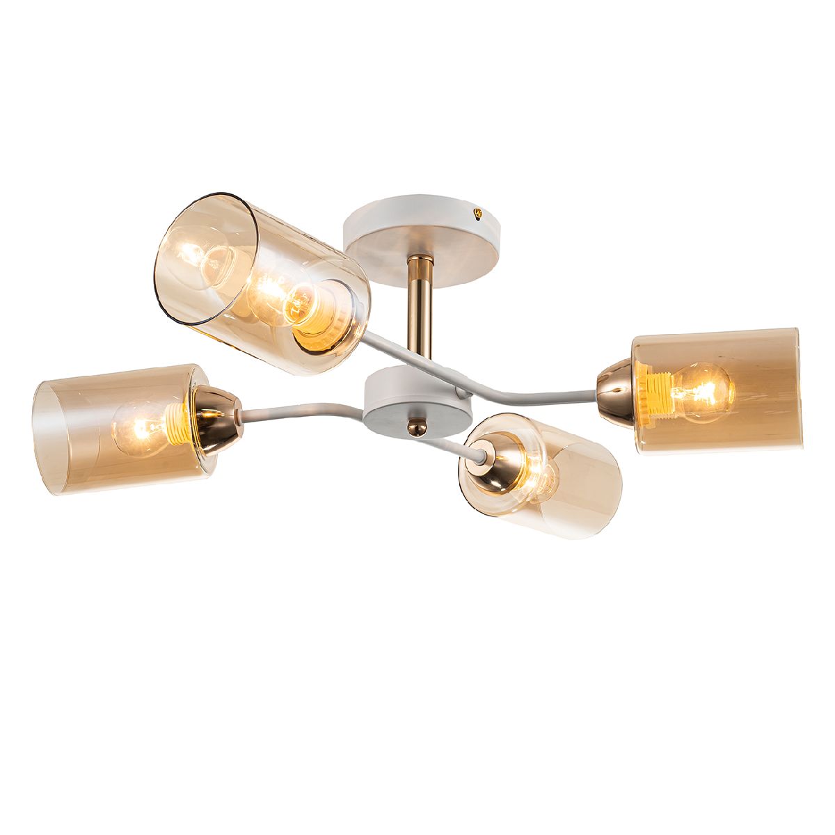 Люстра на штанге Escada Vertigo 1131/4P White/Gold