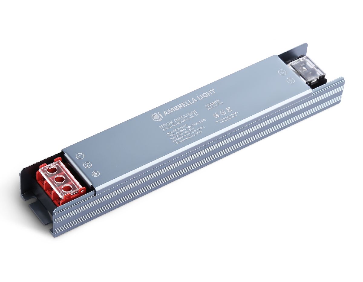 Блок питания Ambrella Light LED Driver 12V 300Вт AC185-260 25A IP20 GS8810