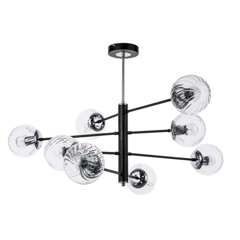 Люстра на штанге Arte Lamp Segin A3566PL-8BK