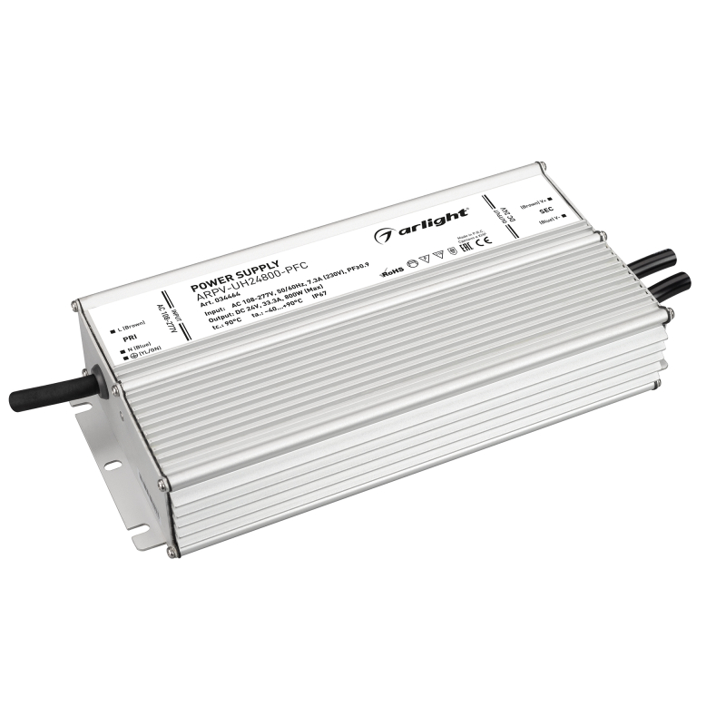 Блок питания Arlight ARPV-UH24800-PFC (24V, 33.3A, 800W) 034464