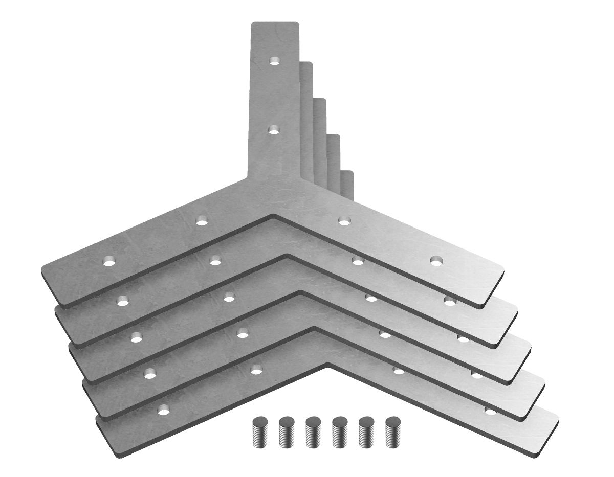 Соединитель Y-образный (5 шт.) Ambrella Light Profile System GP8056