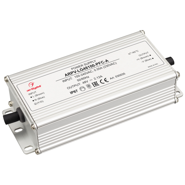 Блок питания Arlight ARPV-LG48100-PFC-A 48V 2.12A 100W IP67 030035