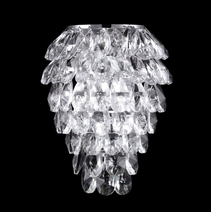 Бра Crystal Lux Charme CHARME AP3 CHROME/TRANSPARENT