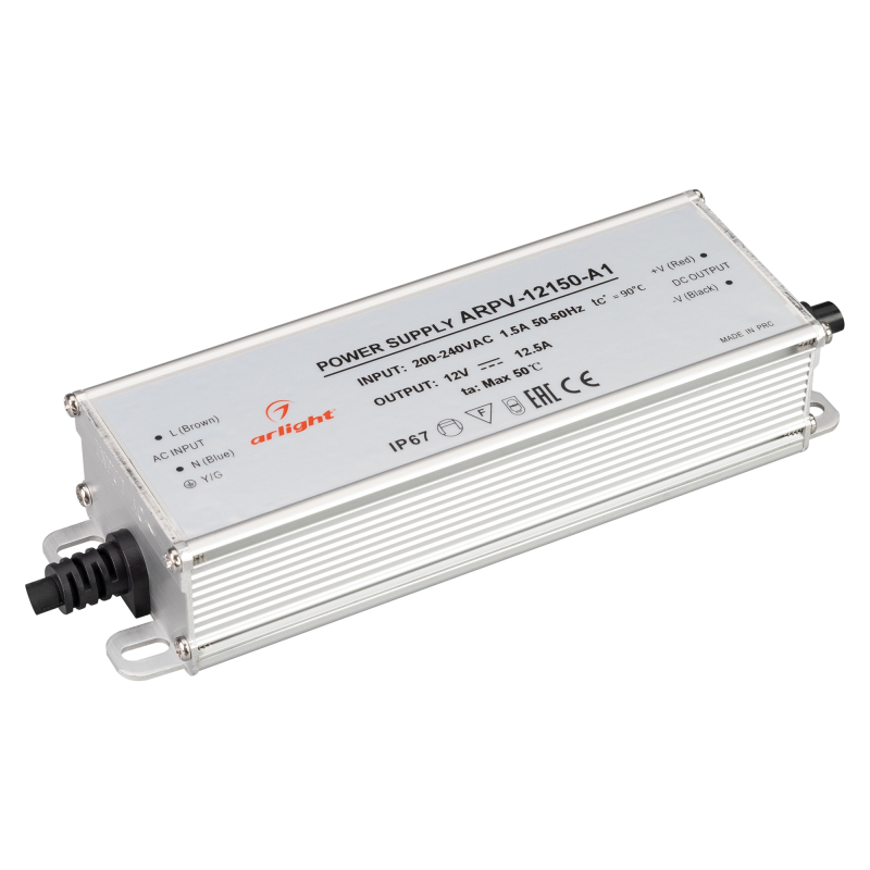 Блок питания Arlight ARPV-12150-A1 (12V, 12.5A, 150W) 034206