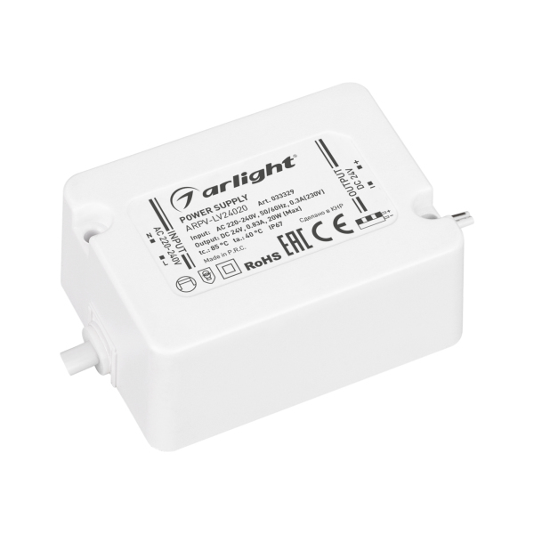 Блок питания Arlight ARPV-LV24020 24V 0.83A 20W 033329