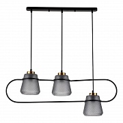 Подвесная люстра Indigo Astratto 11016/3P Black V000158