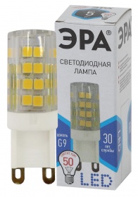 Лампа светодиодная Эра G9 5W 4000K LED JCD-5W-CER-840-G9 Б0027864