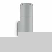 Уличный настенный светильник Ideal Lux Gun AP2 Small Grigio 163628