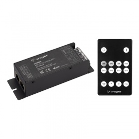 Диммер Arlight ARL-SYNC-Dim Black (12-24V, 1x25A, ПДУ 14кн, RF, RJ45) 035135