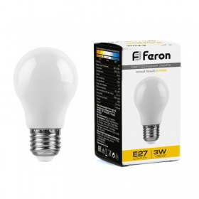Лампа светодиодная Feron LB-375 E27 3W 2700K 38266