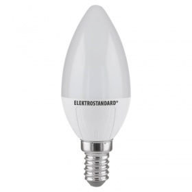 Лампа светодиодная Elektrostandard E14 6W 4200K свеча матовая 4690389051210