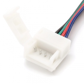 Комплект коннекторов Apeyron (2 клипсы с проводами)для RGB - светодиодной ленты 12В шириной 10мм IP65 09-15