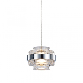 Подвесной светильник Delight Collection MD22030002 MD22030002-1A chrome/clear