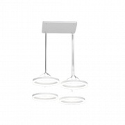 Подвесная люстра Elvan LU-155/4SQ-21W-NH-Wh