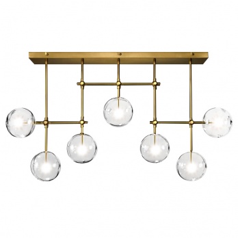 Потолочный светильник Delight Collection Globe Mobile KG0835P-7A brass