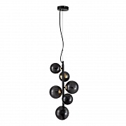 Подвесная люстра Indigo Molecola 11018/6P Black V000197