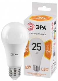 Лампа светодиодная Эра E27 25W 2700K LED A65-25W-827-E27 Б0035334