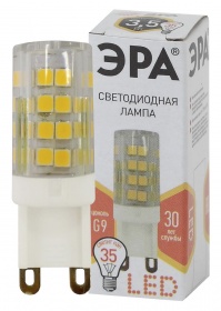 Лампа светодиодная Эра G9 3,5W 2700K LED JCD-3,5W-CER-827-G9 Б0027861