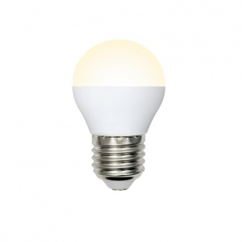 Лампа светодиодная (UL-00003829) Volpe E27 9W 3000K матовая LED-G45-9W/WW/E27/FR/NR