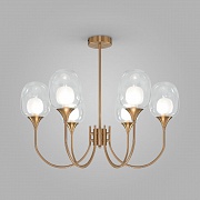 Люстра на штанге Eurosvet Spritz 70217/6 латунь a064749