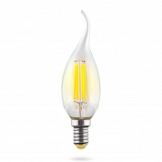 Лампа светодиодная Voltega E14 6W 4000К шар прозрачный VG10-CW1E14cold6W-F 7018