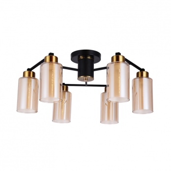 Потолочная люстра Arte Lamp Leo A7027PL-6BK