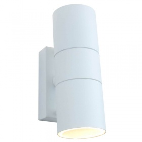 Уличный настенный светильник Arte Lamp Sonaglio A3302AL-2WH