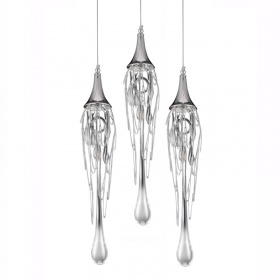 Подвесной светильник Delight Collection Goddess Tears P68009L-3/R chrome