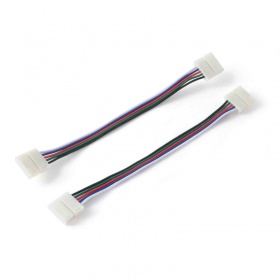 Комплект коннекторов Apeyron (2 клипсы с проводами) для RGBW ленты 12 мм 09-74