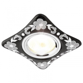 Встраиваемый светильник Ambrella Light Desing D2065 BK/CH