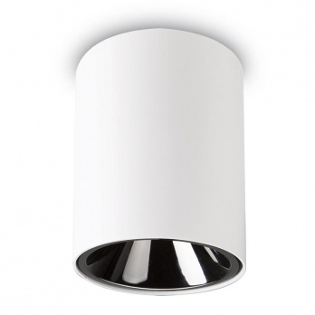 Потолочный светодиодный светильник Ideal Lux Nitro 15W Round Bianco 205977