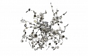 Настенный светильник Crystal Lux GARDEN AP-PL3 D400 CHROME