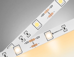 Светодиодная лента Ambrella Light LED Strip 12В 5050 7,2Вт/м 3000K 5м IP20 GS1801