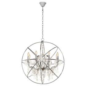 Подвесная люстра LOFT IT Foucaults orb crystal Loft1896/8