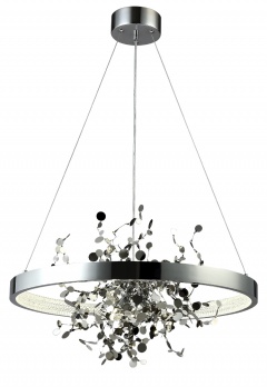 Подвесная люстра Crystal Lux GARDEN SPLED+3 D600 CHROME