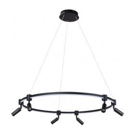 Подвесная люстра Arte Lamp Ring A2186SP-1BK