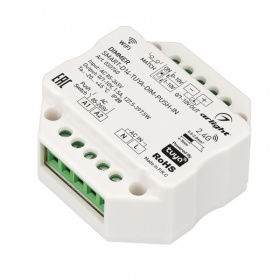 Диммер Arlight Smart-D14-Tuya-Dim-Push-IN (230V, 1.5A, 0/1-10V, 2.4G) 033760