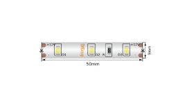 Светодиодная лента SWG Standard 12В 2835 4,8Вт/м 2700-3200K 5м IP66 SWG260-12-4.8-WW-66-M 019158
