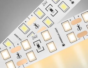 Светодиодная лента двухрядная Ambrella Light LED Strip 24В 2835 20Вт/м 3000K 5м IP20 GS3601