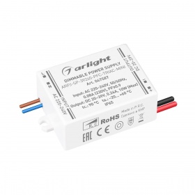 Блок питания Arlight ARPJ-SP-39260-PFC-TRIAC-MINI (10W, 20-39V, 260mA) 047587