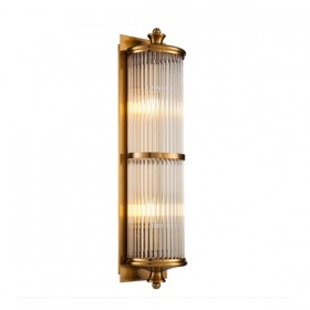 Настенный светильник Delight Collection Crystal bar KM0925W-2B brass