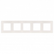 Рамка 5-постовая ЭРА 12 сатин белый 12-5105-01 Б0052539
